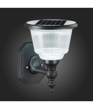 SL9502.401.01 Светильник уличный настенный ST-Luce Черный/Черный, Прозрачный LED 1*2W 3000-6000K SOLARIS-foto3