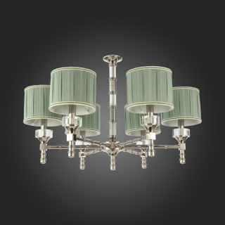 SL1121.103.06 Люстра подвесная ST-Luce Никель/Оливковый E14 6*40W OLEO-foto8