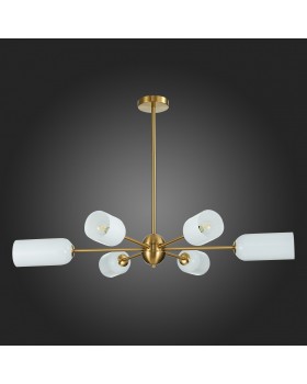 SL1180.202.06 Люстра потолочная ST-Luce Золотистый/Белый E14 6*40W TREVISO-foto4