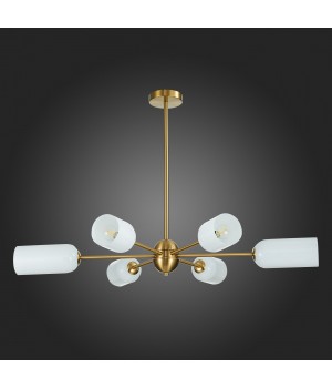 SL1180.202.06 Люстра потолочная ST-Luce Золотистый/Белый E14 6*40W TREVISO-foto4