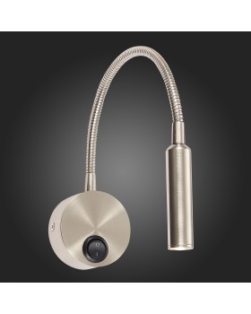 ST653.131.01 Светильник настенный ST-Luce Никель/Никель LED 1*3W 3000K BERSONE-foto5