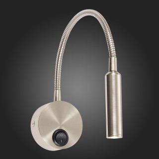 ST653.131.01 Светильник настенный ST-Luce Никель/Никель LED 1*3W 3000K BERSONE-foto5