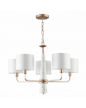 SL1163.203.05 Светильник подвесной ST-Luce Матовое золото/Белый E14 5*40W VELLINO-foto2