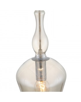 SL364.103.01 Подвес ST-Luce Хром/Янтарный E14 1*40W BIORNO-foto3