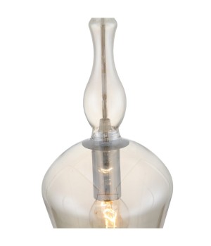 SL364.103.01 Подвес ST-Luce Хром/Янтарный E14 1*40W BIORNO-foto3