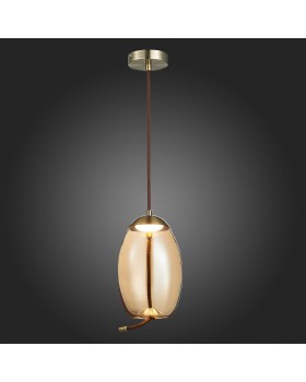 SL6108.333.01 Люстра подвесная ST-Luce Бронза/Янтарный LED 1*10W 3000K OZZIO-foto5