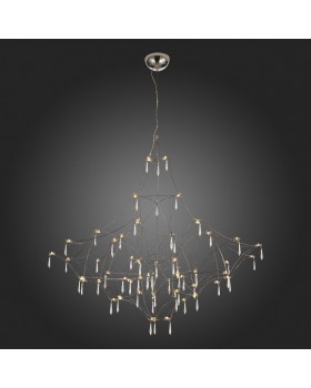 SL797.113.114 Люстра подвесная ST-Luce Хром, Прозрачный LED 114*0,45W 3000K GRAVETTA-foto7