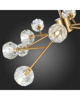 SL1166.303.12 Светильник подвесной ST-Luce Латунь/Прозрачный G9 LED 12*5W ROMANO-foto12