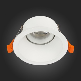 ST207.508.01 Св-к встр. Мат. белый GU10 1*50W  D103xH52 220V Без ламп GROSI-foto8