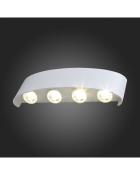 SL089.501.08 Светильник уличный настенный ST-Luce Белый кварцевый LED 8*1W 4000K BISELLO-foto15