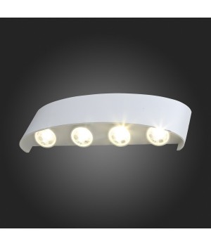 SL089.501.08 Светильник уличный настенный ST-Luce Белый кварцевый LED 8*1W 4000K BISELLO-foto15