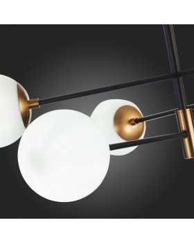 SL1203.402.06 Люстра потолочная ST-Luce Бронза,Черный/Белый E27 6*40W LIMANO-foto12