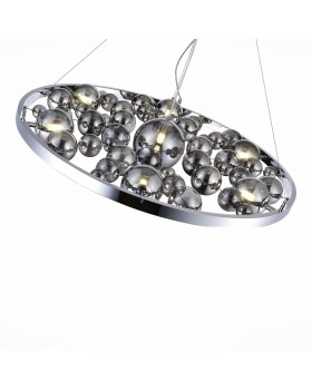 SL1510.103.07 Люстра подвесная ST-Luce Хром/Дымчатый G9 7*5W Olmi-foto4