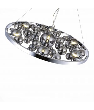 SL1510.103.07 Люстра подвесная ST-Luce Хром/Дымчатый G9 7*5W Olmi-foto4