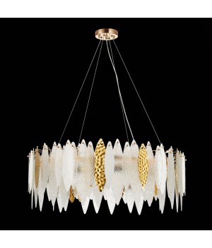SL1224.203.10 Люстра подвесная ST-Luce Золотистый/Прозрачный, Белый E14 10*60W LASTRA-foto7