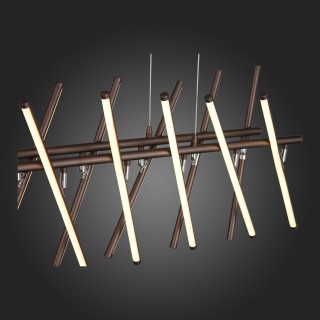 SLD003.303.16 Люстра подвесная ST-Luce Кофейный/Белый LED 16*8W 4000K PIACOD-foto4