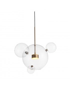 SL1133.203.01 Светильник подвесной ST-Luce Латунь/Прозрачный LED 1*14W 3000K BOPONE-foto3