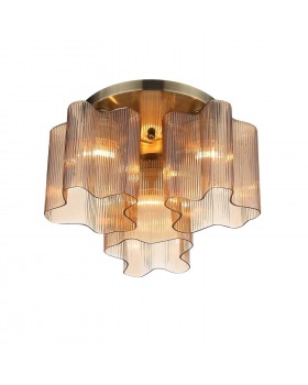 SL117.302.03 Люстра потолочная ST-Luce Бронзовый/Янтарный E27 3*60W ONDE-foto2