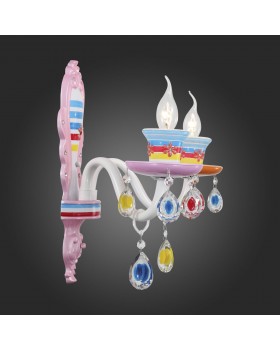 SL673.781.02 Бра ST-Luce Разноцветный/Разноцветный E14 2*40W ORNATO-foto9