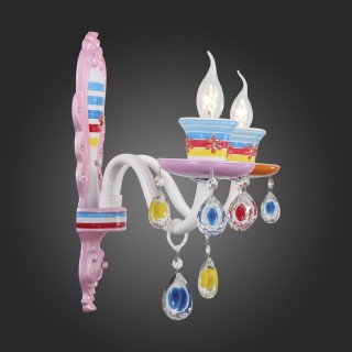 SL673.781.02 Бра ST-Luce Разноцветный/Разноцветный E14 2*40W ORNATO-foto9
