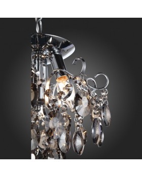 SL846.102.03 Люстра подвесная ST-Luce Темный хром/Тонированный черный E14 3*40W ORECCHINI-foto18