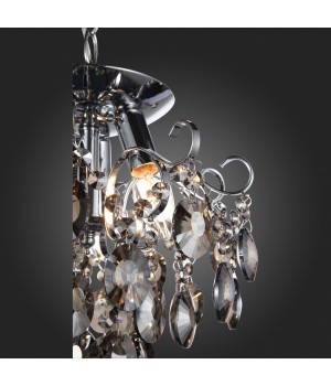 SL846.102.03 Люстра подвесная ST-Luce Темный хром/Тонированный черный E14 3*40W ORECCHINI-foto18