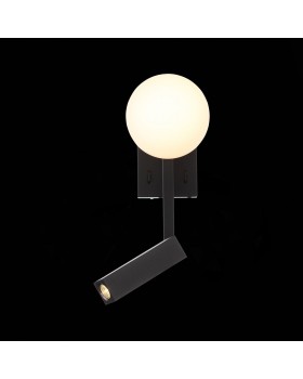 SL1581.401.02 Светильник настенный ST-Luce Черный/Белый LED 2*1+4W 3200K BOTELLI-foto7