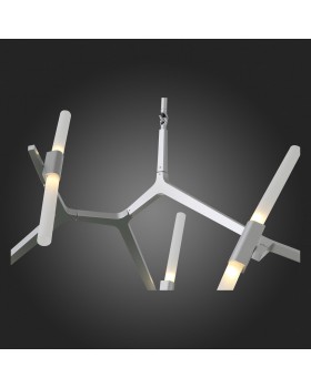 SL947.102.10 Люстра потолочная ST-Luce Серебристый/Белый G9 10*5W LACONICITA-foto15
