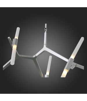 SL947.102.10 Люстра потолочная ST-Luce Серебристый/Белый G9 10*5W LACONICITA-foto15