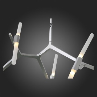 SL947.102.10 Люстра потолочная ST-Luce Серебристый/Белый G9 10*5W LACONICITA-foto15