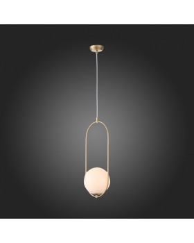SL1118.203.01 Светильник подвесной ST-Luce Золотистый/Белый E27 1*40W PENOLO-foto8
