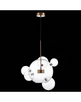 SL1133.213.01 Светильник подвесной ST-Luce Латунь/Прозрачный LED 1*14W 3000K BOPONE-foto5