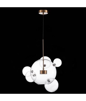 SL1133.213.01 Светильник подвесной ST-Luce Латунь/Прозрачный LED 1*14W 3000K BOPONE-foto5