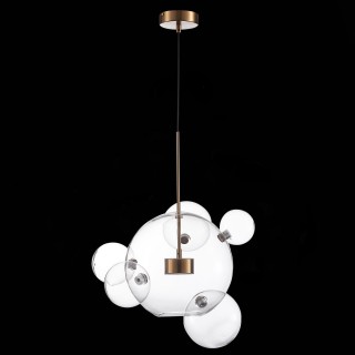 SL1133.213.01 Светильник подвесной ST-Luce Латунь/Прозрачный LED 1*14W 3000K BOPONE-foto5