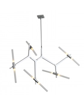 SL947.102.10 Люстра потолочная ST-Luce Серебристый/Белый G9 10*5W LACONICITA-foto2