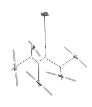 SL947.102.10 Люстра потолочная ST-Luce Серебристый/Белый G9 10*5W LACONICITA-foto2