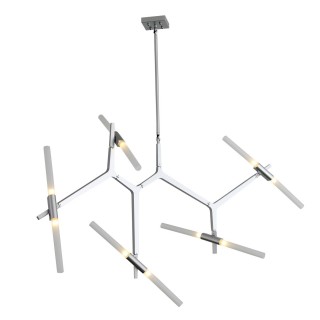 SL947.102.10 Люстра потолочная ST-Luce Серебристый/Белый G9 10*5W LACONICITA-foto2