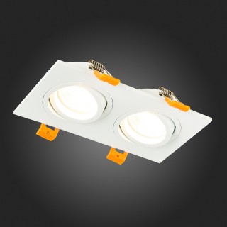 ST251.508.02 Св-к встр. Белый GU10 2*50W  IP20 L170xW92xH27 220V Без ламп ST251-foto7