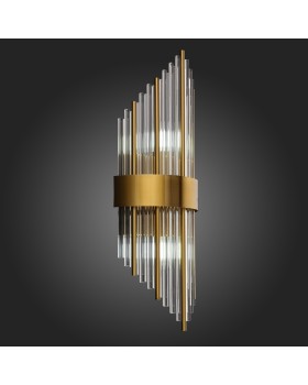 SL1158.301.02 Светильник настенный ST-Luce Латунь/Латунь, Прозрачный E14 2*60W NITIDO-foto3