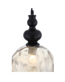 SL374.313.01 Подвес ST-Luce Черный/Янтарный E27 1*40W BACINETO-foto3