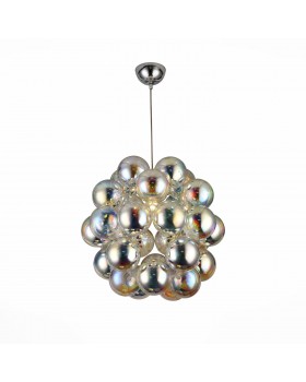 SL533.103.03 Люстра подвесная ST-Luce Хром/Перламутровый E27 3*60W ODETTA-foto2