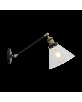 SL237.411.01 Бра ST-Luce Черный, Бронза/Прозрачный E27 1*40W EVOLUTO-foto4