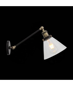 SL237.411.01 Бра ST-Luce Черный, Бронза/Прозрачный E27 1*40W EVOLUTO-foto4