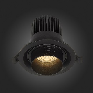 ST701.438.12 Св-к встр. Zoom Черный LED 1*12W 3000K 960Lm Ra90 15°-60° IP20 D115xH95 170-240V ST701-foto8