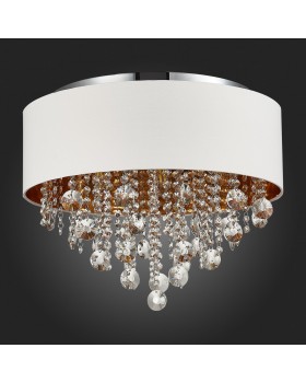 SL1350.502.06 Светильник потолочный ST-Luce Хром/Белый, Золотистый, Прозрачный E14 6*40W LACCHIA-foto4