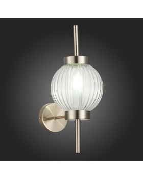 SL1155.101.01 Светильник настенный ST-Luce Никель/Прозрачный E14 1*40W MARENA-foto5