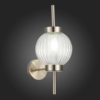 SL1155.101.01 Светильник настенный ST-Luce Никель/Прозрачный E14 1*40W MARENA-foto5