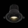 ST701.448.12 Св-к встр. Zoom Черный LED 1*12W 4000K 960Lm Ra90 15°-60° IP20 D115xH95 170-240V ST701