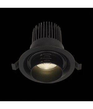 ST701.448.12 Св-к встр. Zoom Черный LED 1*12W 4000K 960Lm Ra90 15°-60° IP20 D115xH95 170-240V ST701-foto5