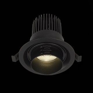 ST701.448.12 Св-к встр. Zoom Черный LED 1*12W 4000K 960Lm Ra90 15°-60° IP20 D115xH95 170-240V ST701-foto5